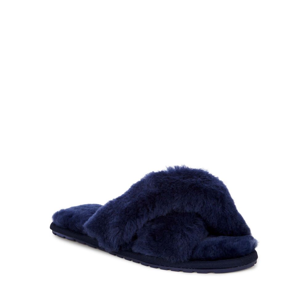 Emu Mayberry Hausschuhe Damen Navy | BJGRQPS-71