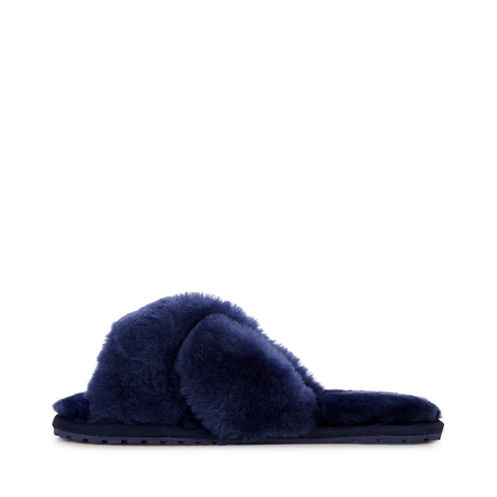 Emu Mayberry Hausschuhe Damen Navy | BJGRQPS-71