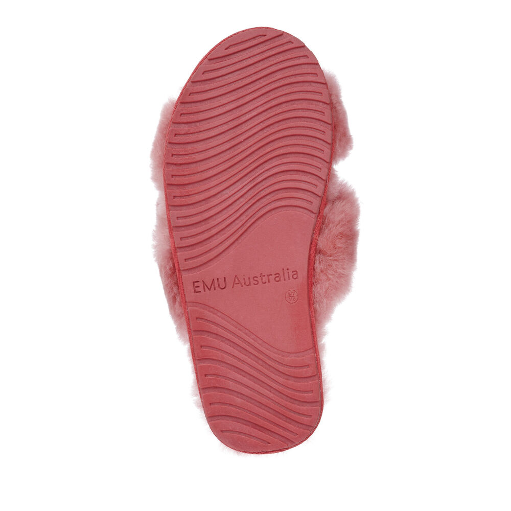 Emu Mayberry Hausschuhe Damen Rot | GYRCXZJ-19