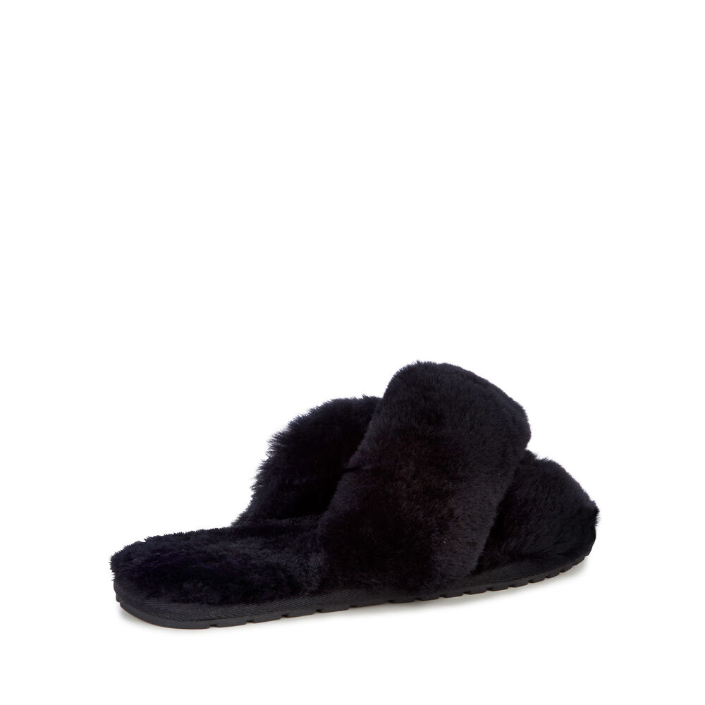 Emu Mayberry Hausschuhe Damen Schwarz | FVHWBXY-09