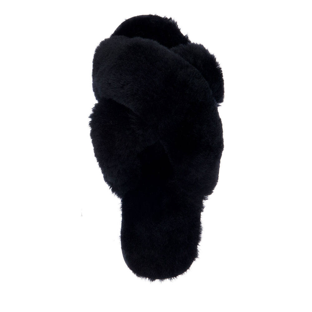 Emu Mayberry Hausschuhe Damen Schwarz | FVHWBXY-09