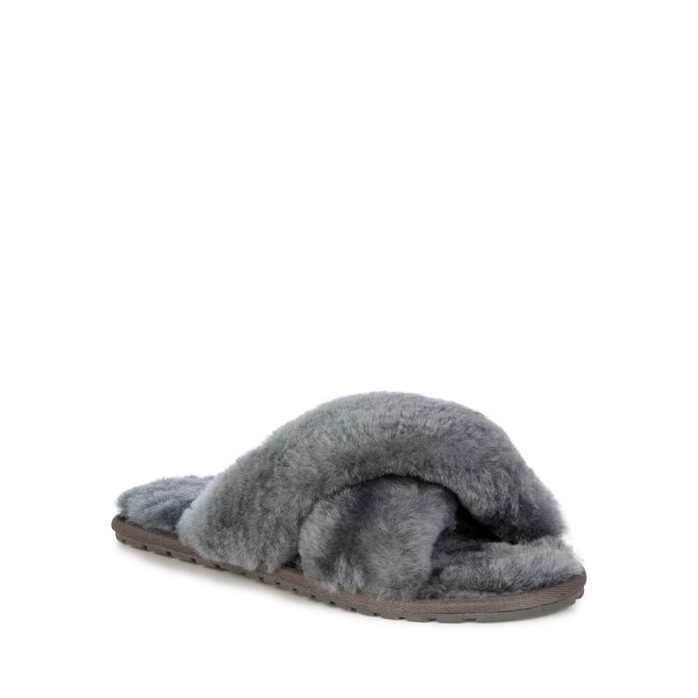 Emu Mayberry Hausschuhe Damen Tiefesgrau | LSTOFGE-90