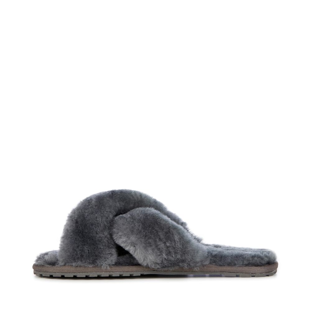 Emu Mayberry Hausschuhe Damen Tiefesgrau | LSTOFGE-90