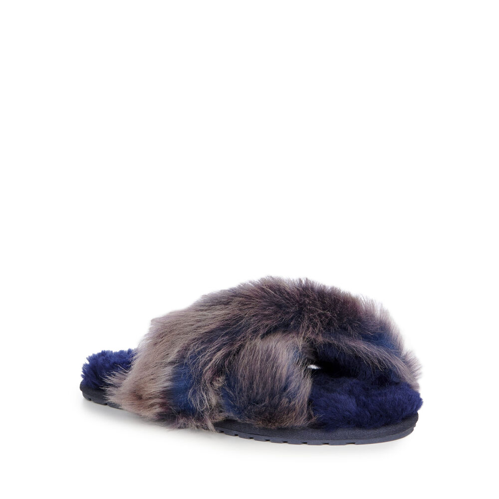 Emu Mayberry Lava Hausschuhe Damen Navy | LIKDEPB-85