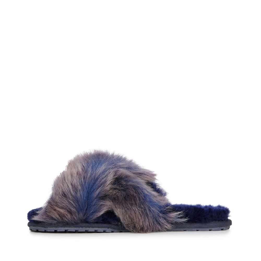 Emu Mayberry Lava Hausschuhe Damen Navy | LIKDEPB-85