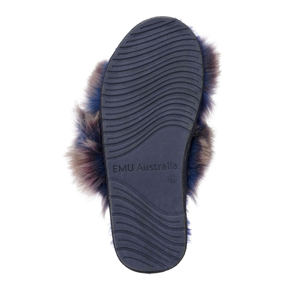 Emu Mayberry Lava Hausschuhe Damen Navy | LIKDEPB-85