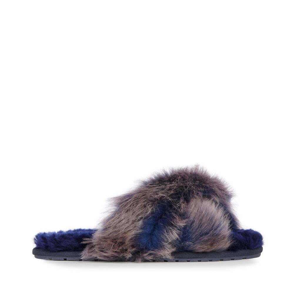 Emu Mayberry Lava Hausschuhe Damen Navy | LIKDEPB-85