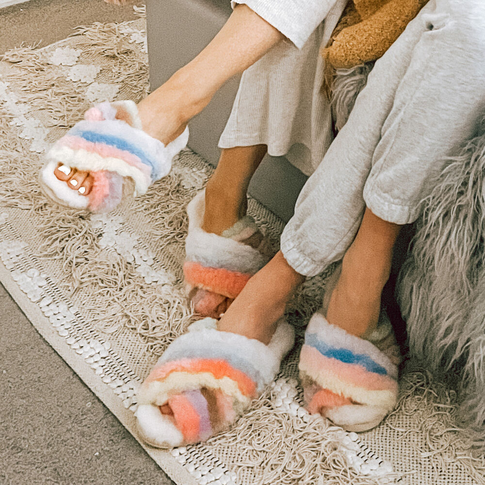 Emu Mayberry Rainbow Hausschuhe Damen Mehrfarbig | DXBIZTO-91