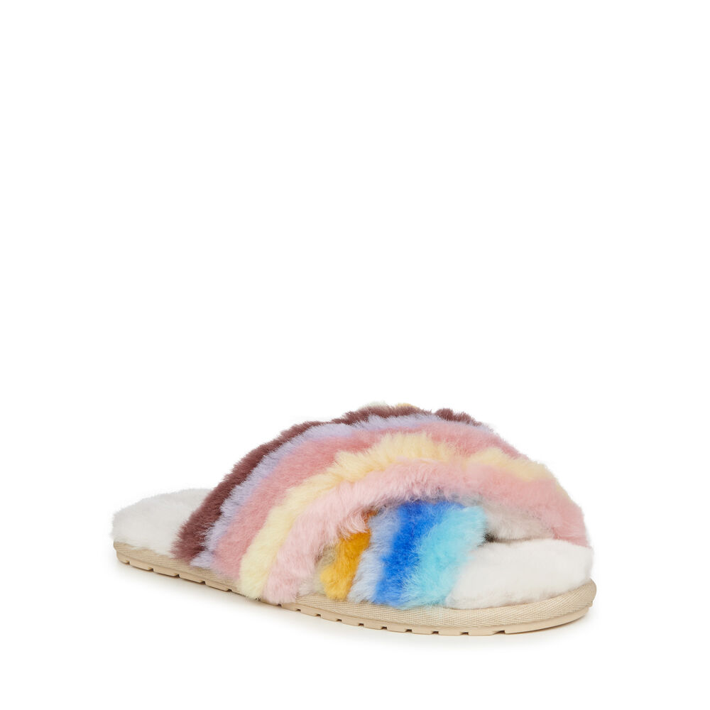 Emu Mayberry Rainbow Hausschuhe Damen Mehrfarbig | QBYMGWZ-24