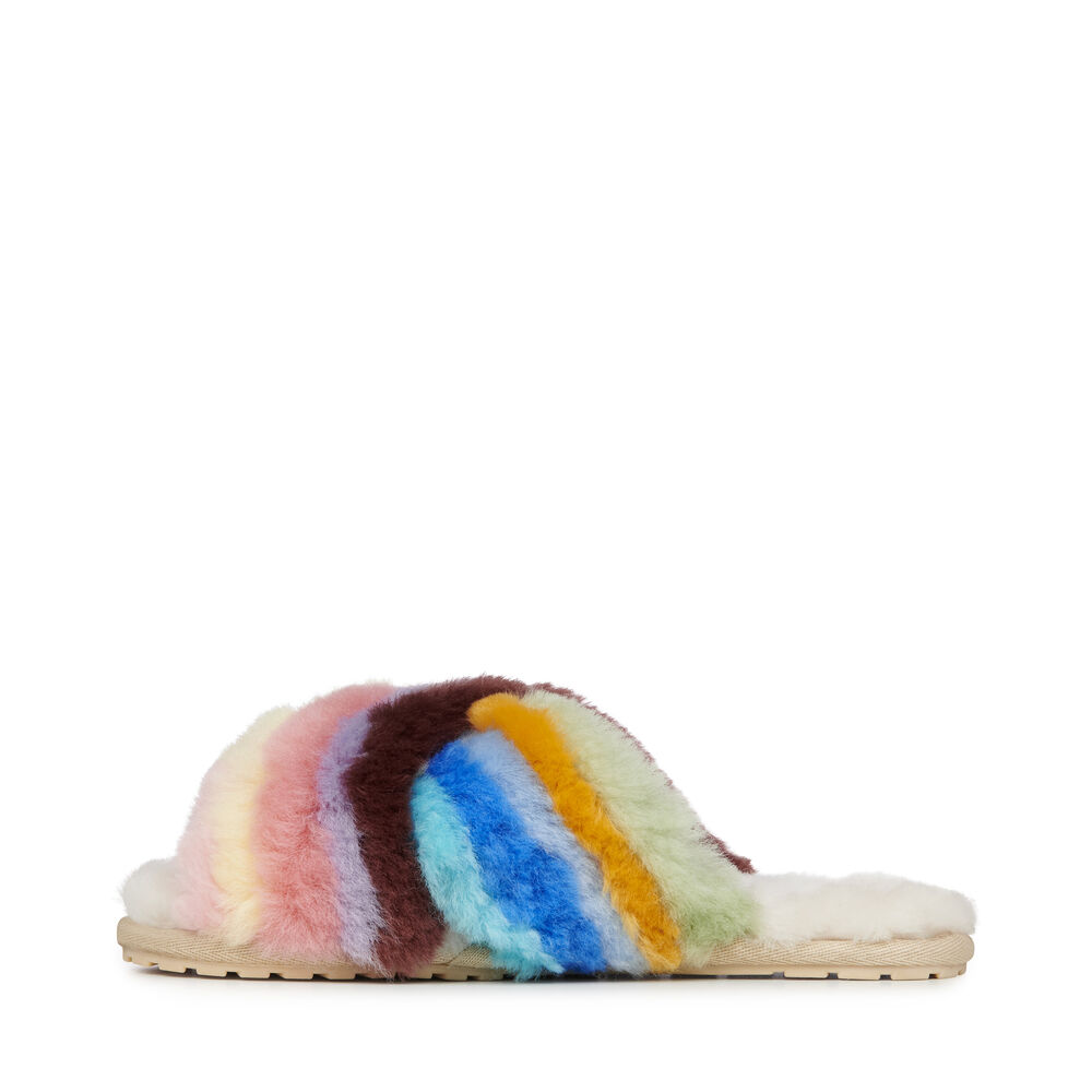 Emu Mayberry Rainbow Hausschuhe Damen Mehrfarbig | QBYMGWZ-24