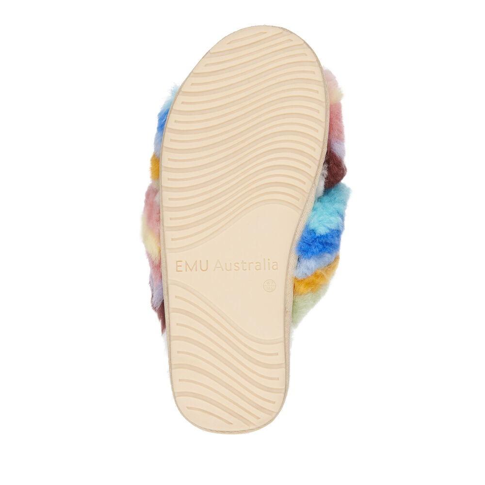 Emu Mayberry Rainbow Hausschuhe Damen Mehrfarbig | QBYMGWZ-24