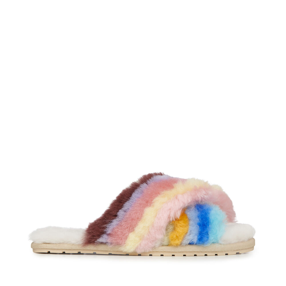 Emu Mayberry Rainbow Hausschuhe Damen Mehrfarbig | QBYMGWZ-24