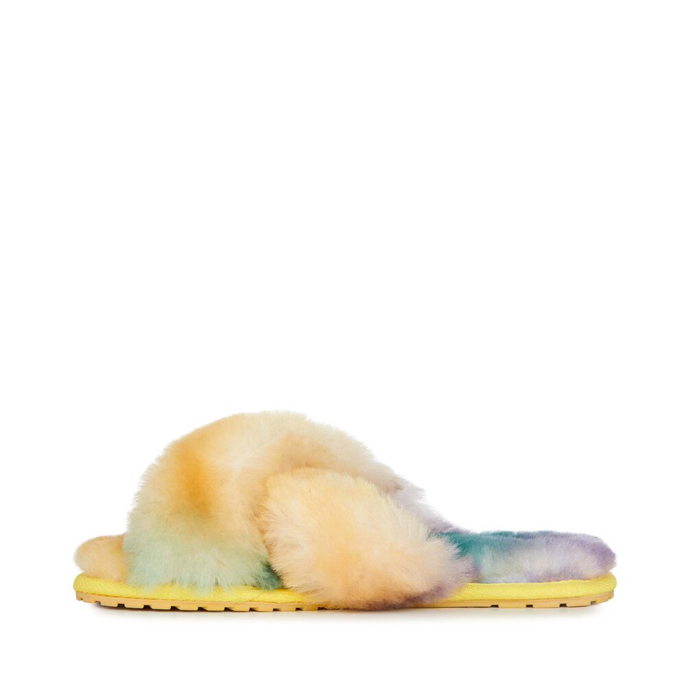 Emu Mayberry TRI1 Hausschuhe Damen Gelb | TZPRJCU-68