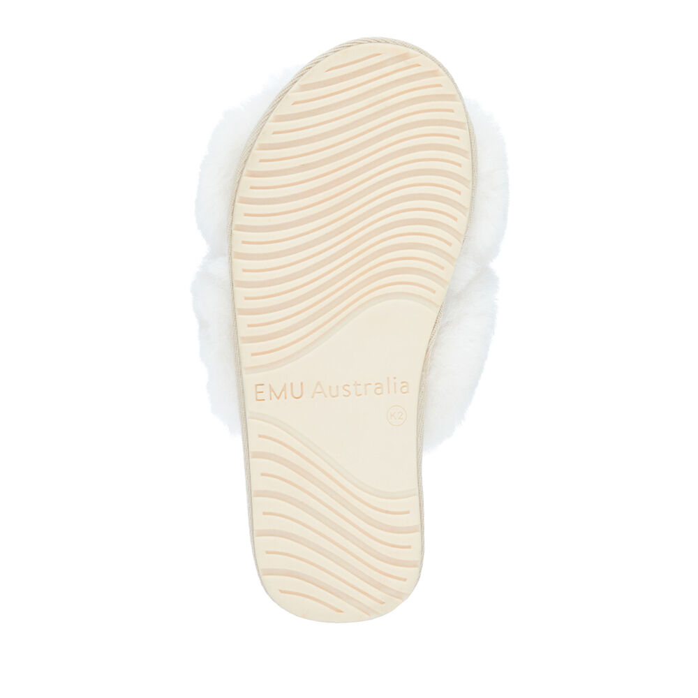 Emu Mayberry Teens Hausschuhe Kinder Beige | PSCLFZD-69