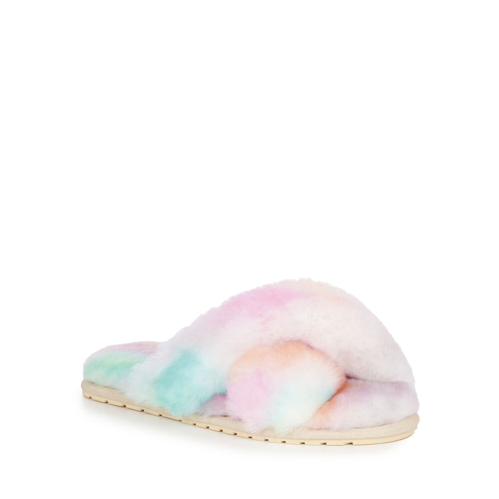 Emu Mayberry Tie Dye Hausschuhe Damen Mehrfarbig | OIDRGLV-68