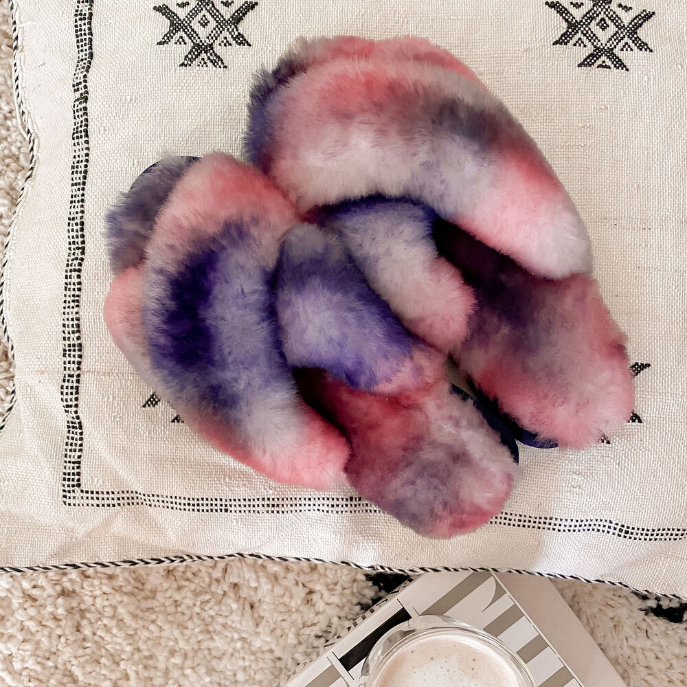 Emu Mayberry Tie Dye Hausschuhe Damen Mehrfarbig | WBHPZCY-15