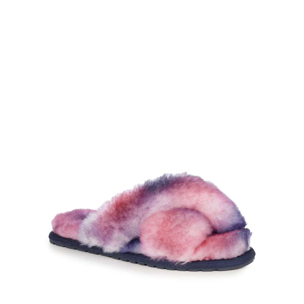Emu Mayberry Tie Dye Hausschuhe Damen Mehrfarbig | WBHPZCY-15