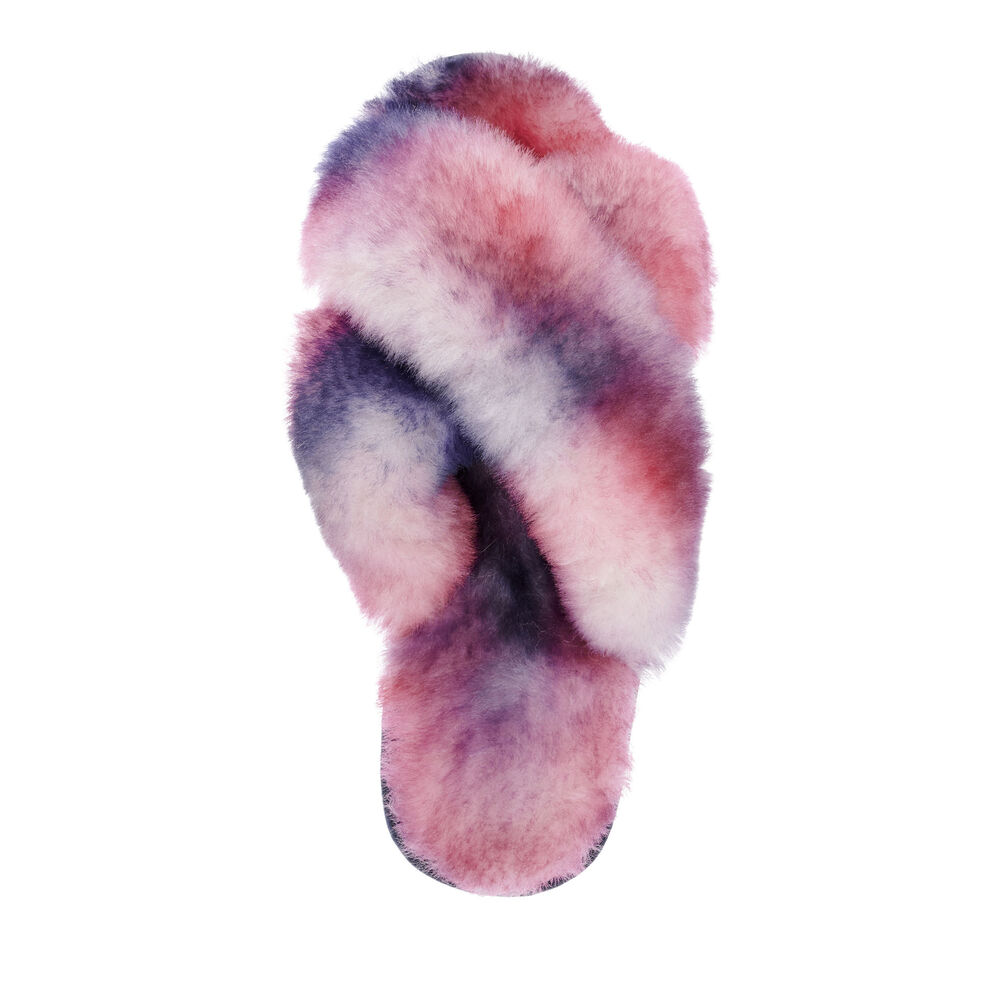 Emu Mayberry Tie Dye Hausschuhe Damen Mehrfarbig | WBHPZCY-15