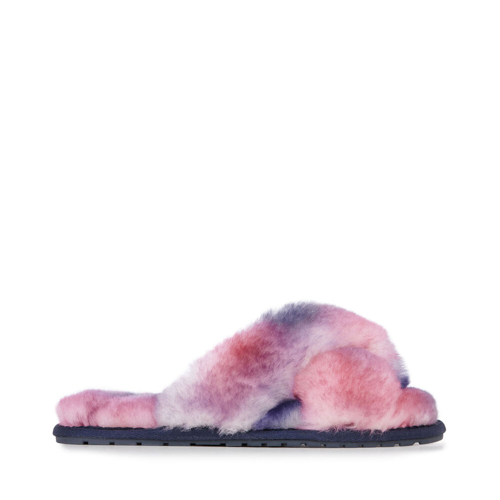 Emu Mayberry Tie Dye Hausschuhe Damen Mehrfarbig | WBHPZCY-15