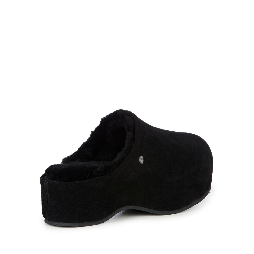 Emu Nahn Hausschuhe Damen Schwarz | SNZIFGQ-29