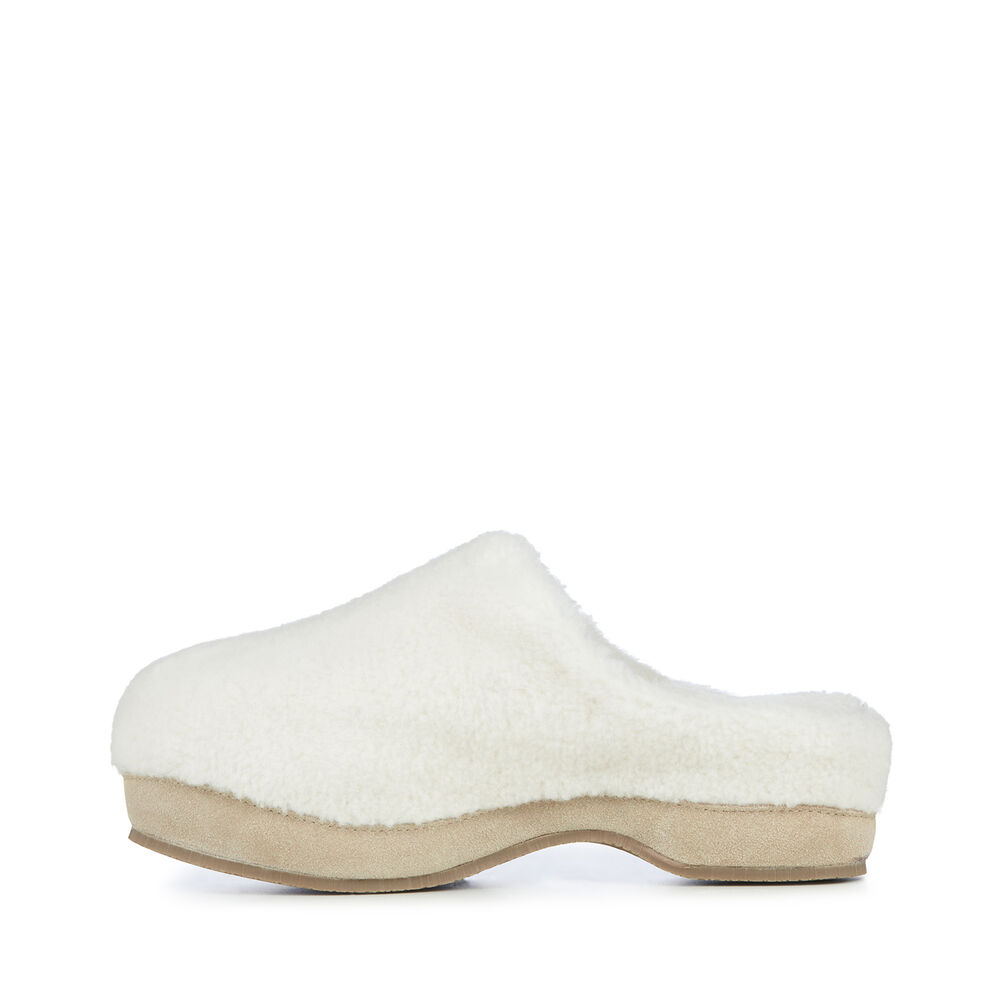 Emu Nahn Teddy Wolle Hausschuhe Damen Beige | IHKTYJG-86