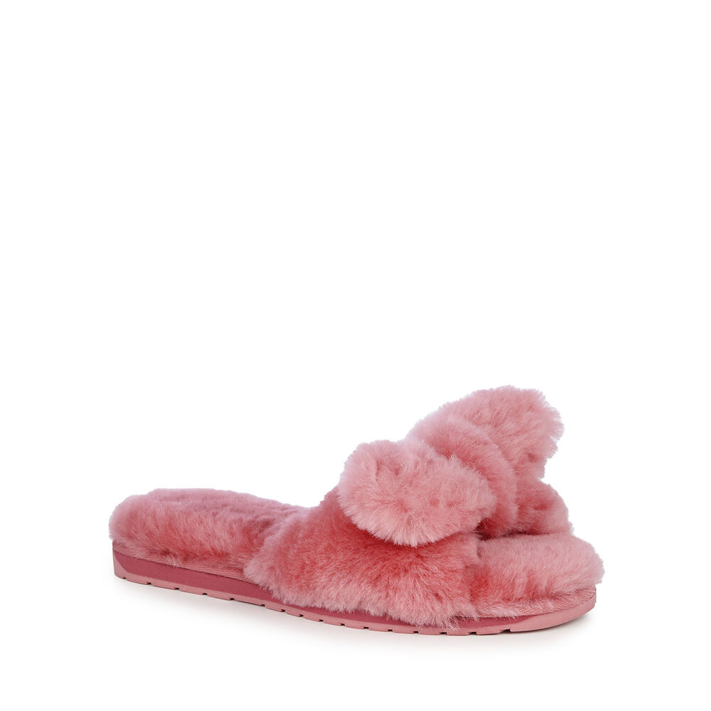 Emu Naledi Hausschuhe Damen Rot | XILTCEF-59