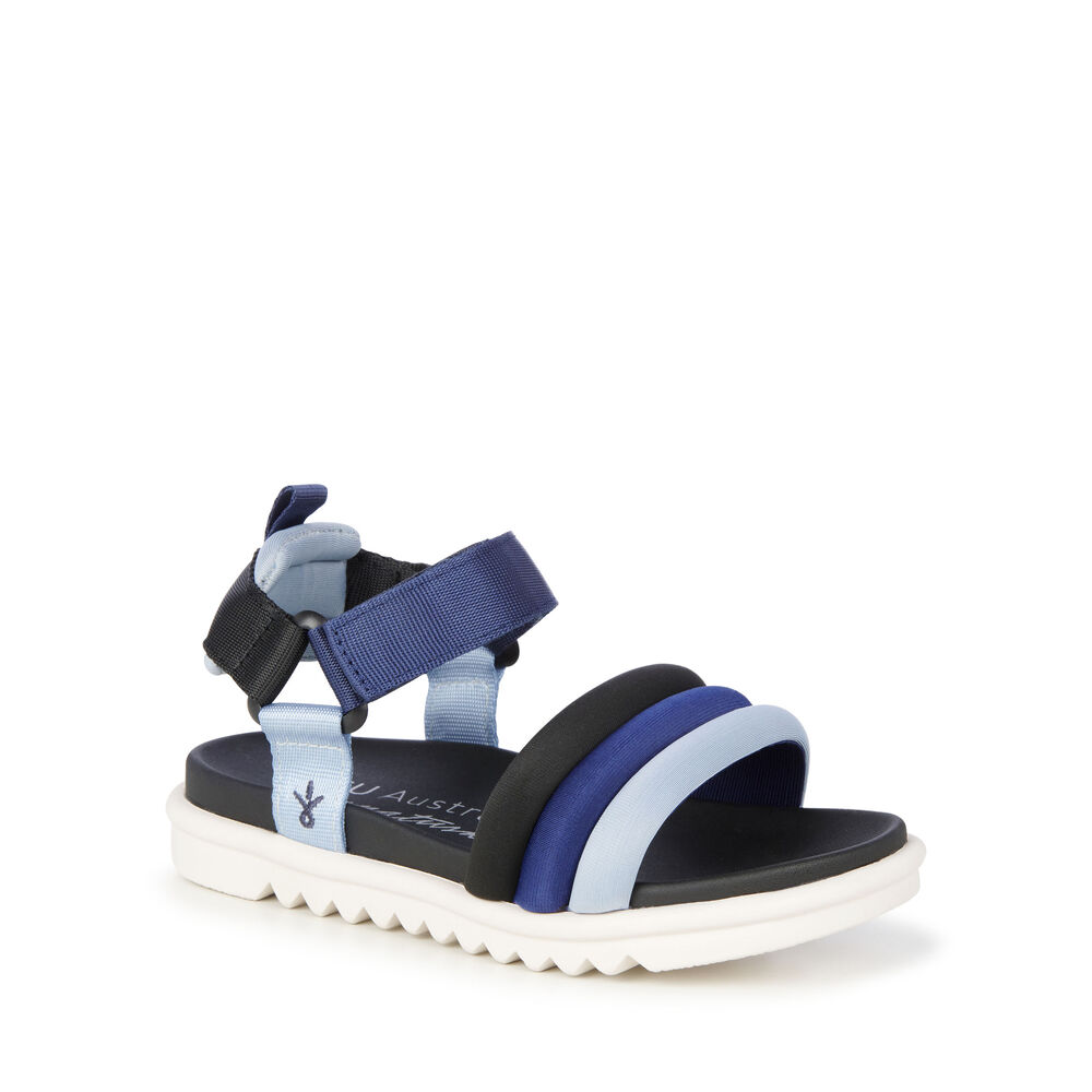 Emu Oasis Sandalen Kinder Blau Schwarz | WXFDBEJ-60
