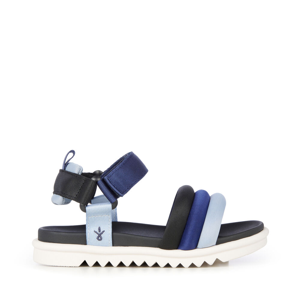Emu Oasis Sandalen Kinder Blau Schwarz | WXFDBEJ-60