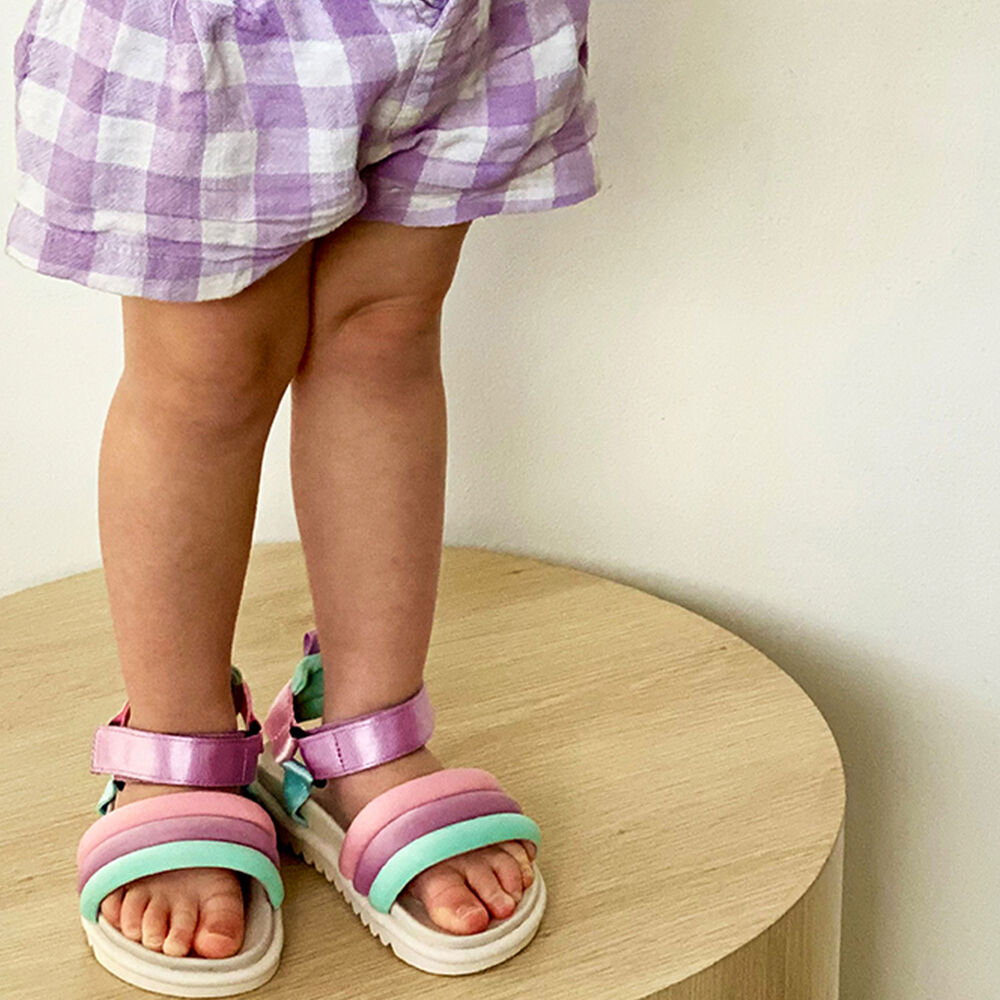 Emu Oasis Sandalen Kinder Rosa Mehrfarbig | WDTAFYB-54