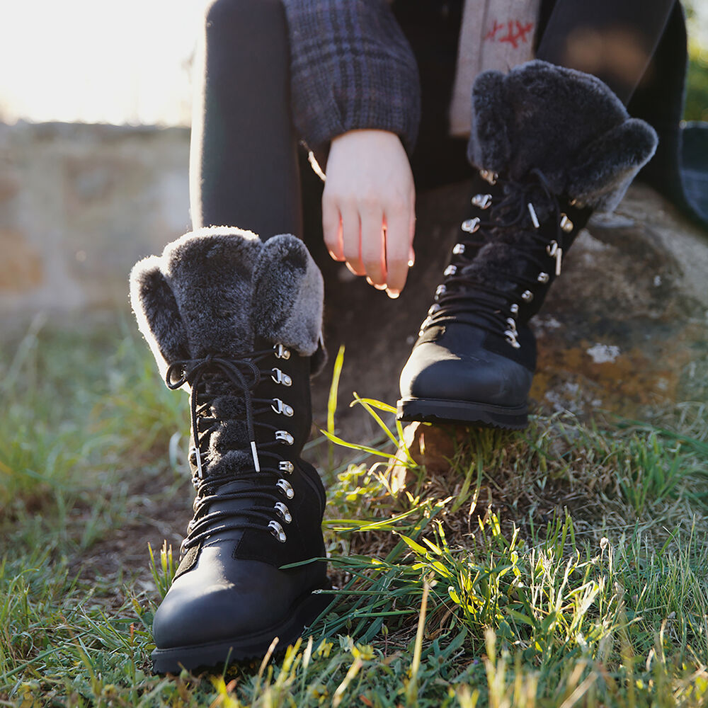Emu Orica Hi Stiefel Damen Schwarz | RQMPAGB-83