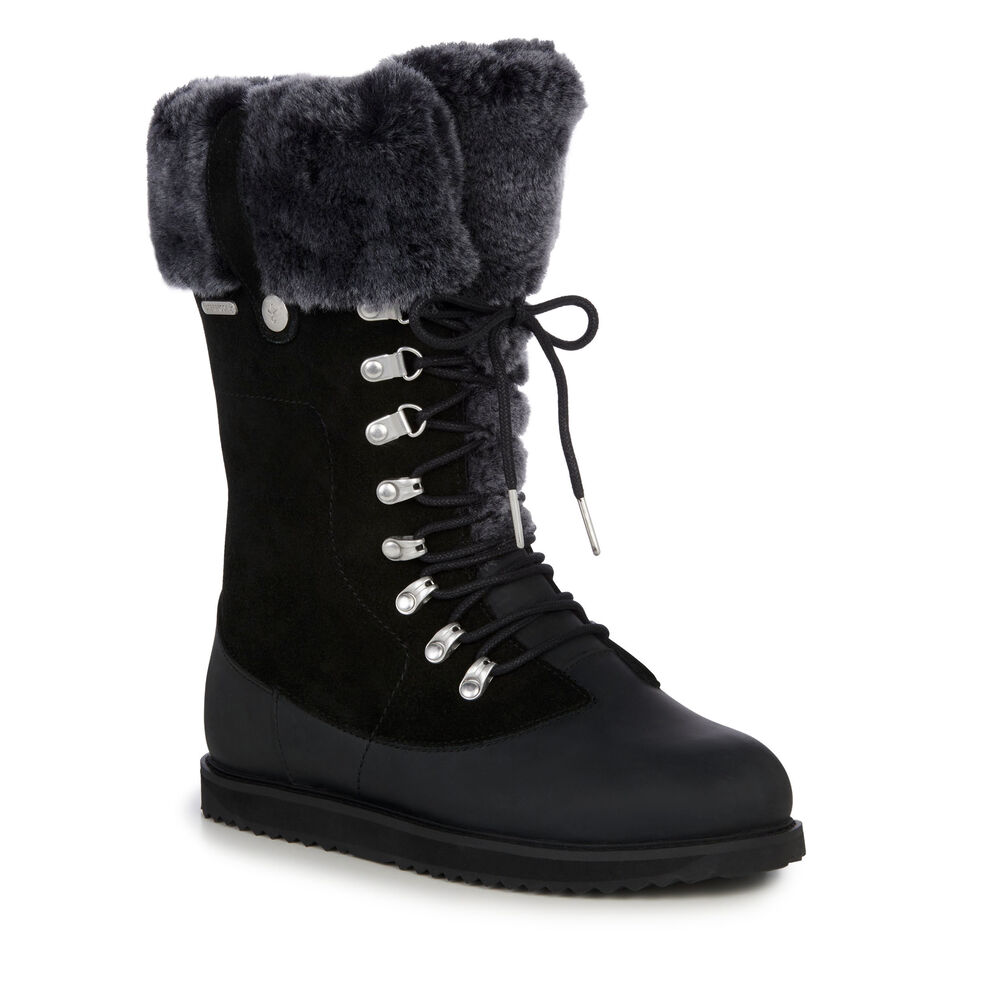 Emu Orica Hi Stiefel Damen Schwarz | RQMPAGB-83