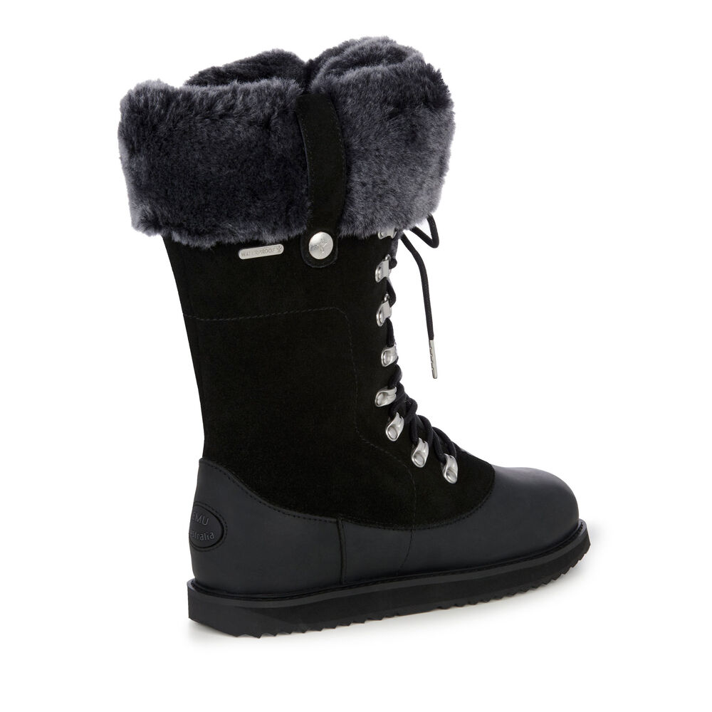 Emu Orica Hi Stiefel Damen Schwarz | RQMPAGB-83