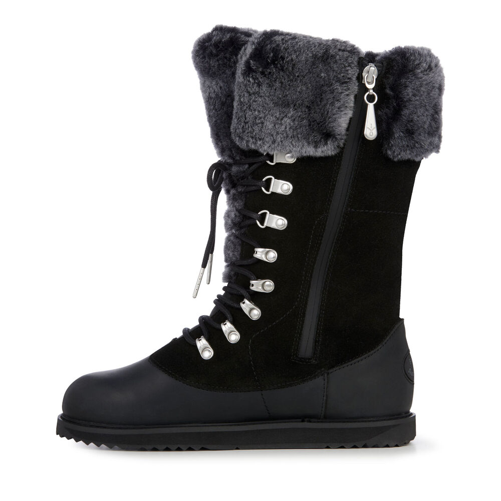 Emu Orica Hi Stiefel Damen Schwarz | RQMPAGB-83