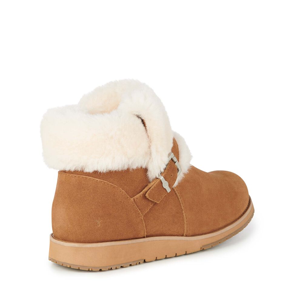 Emu Oxley Fur Cuff Stiefel Damen Braun | FNQHGPV-01