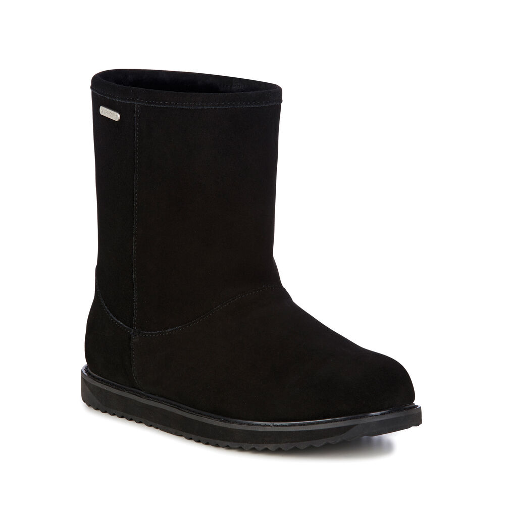 Emu Paterson Klassische Lo Stiefel Damen Schwarz | TGSEDBR-10