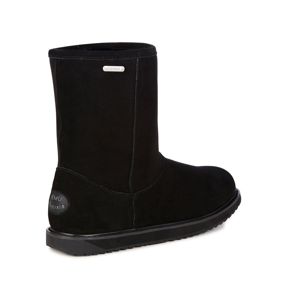 Emu Paterson Klassische Lo Stiefel Damen Schwarz | TGSEDBR-10