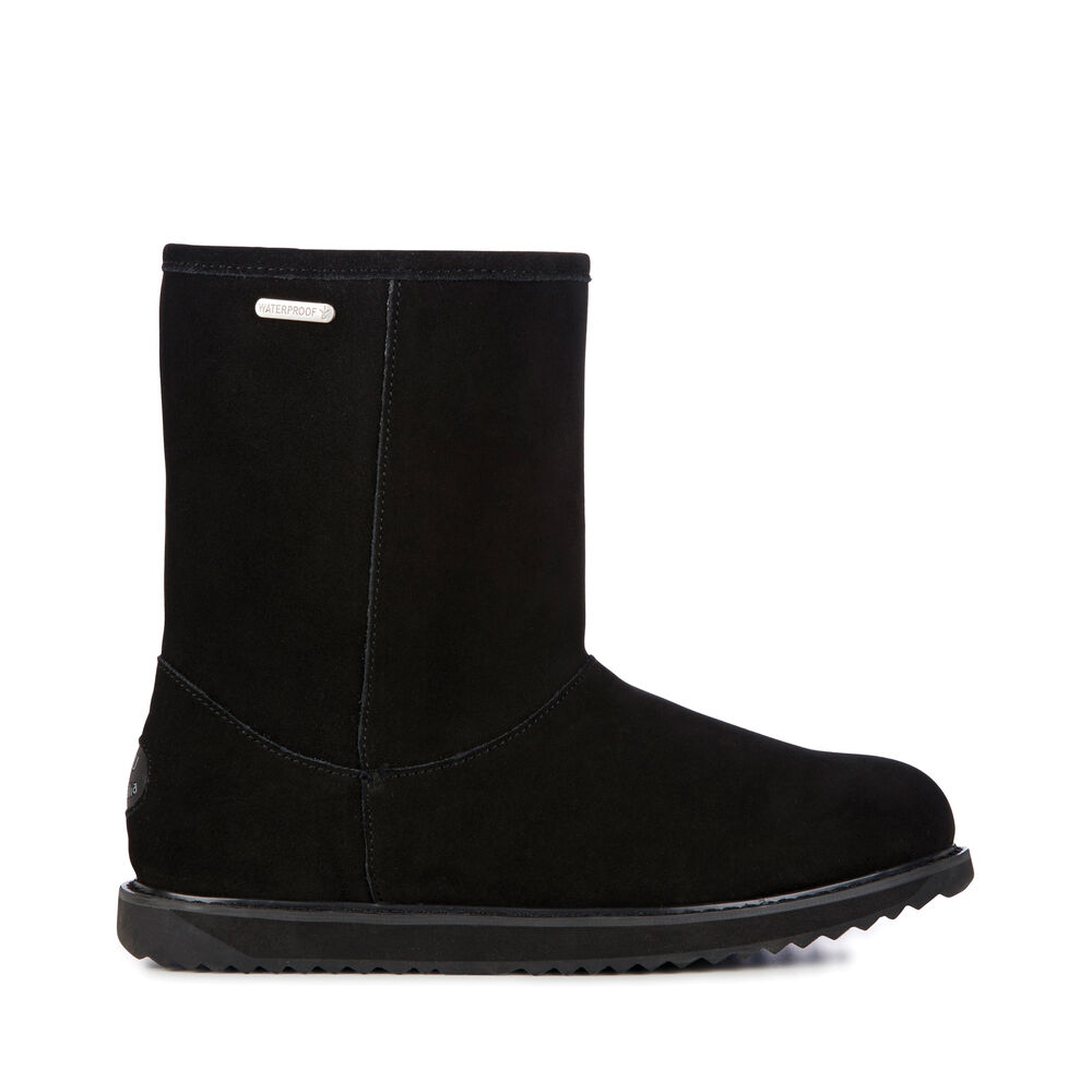 Emu Paterson Klassische Lo Stiefel Damen Schwarz | TGSEDBR-10