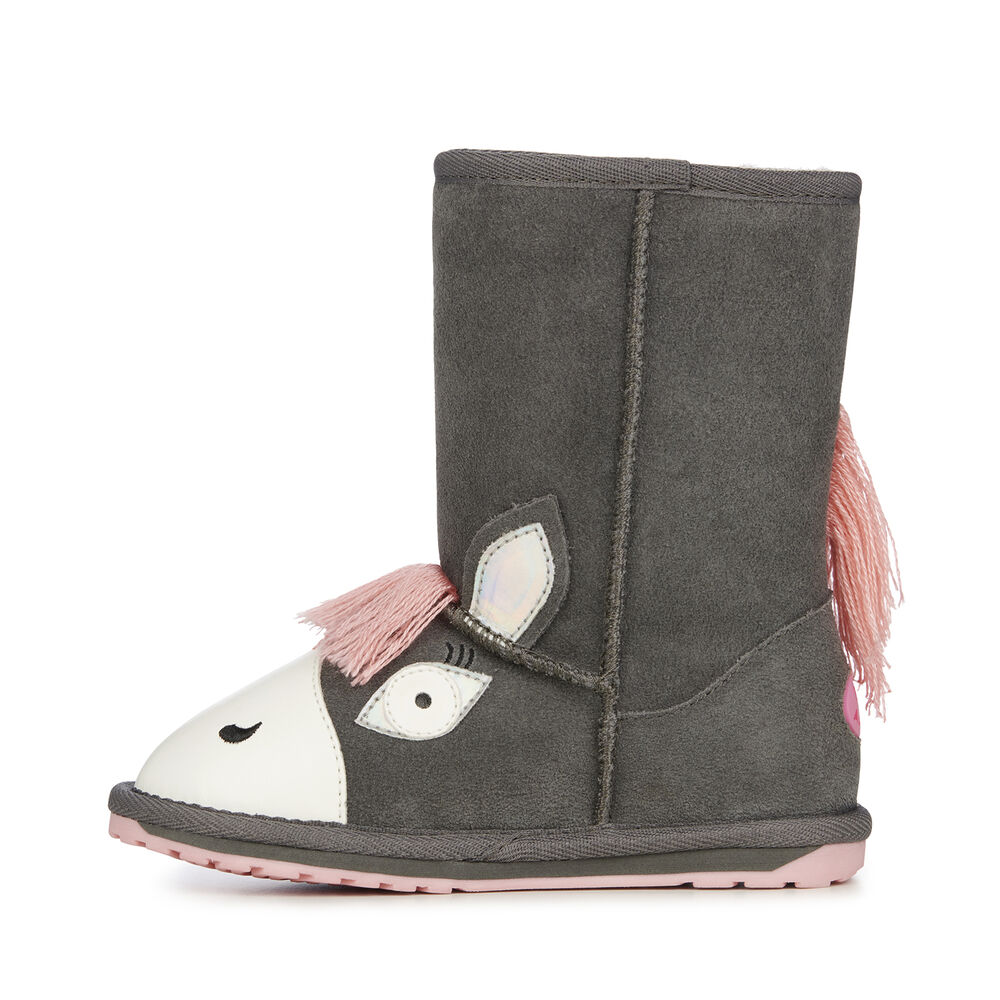 Emu Pegasus Stiefel Kinder Tiefesgrau | WVDCYKX-32