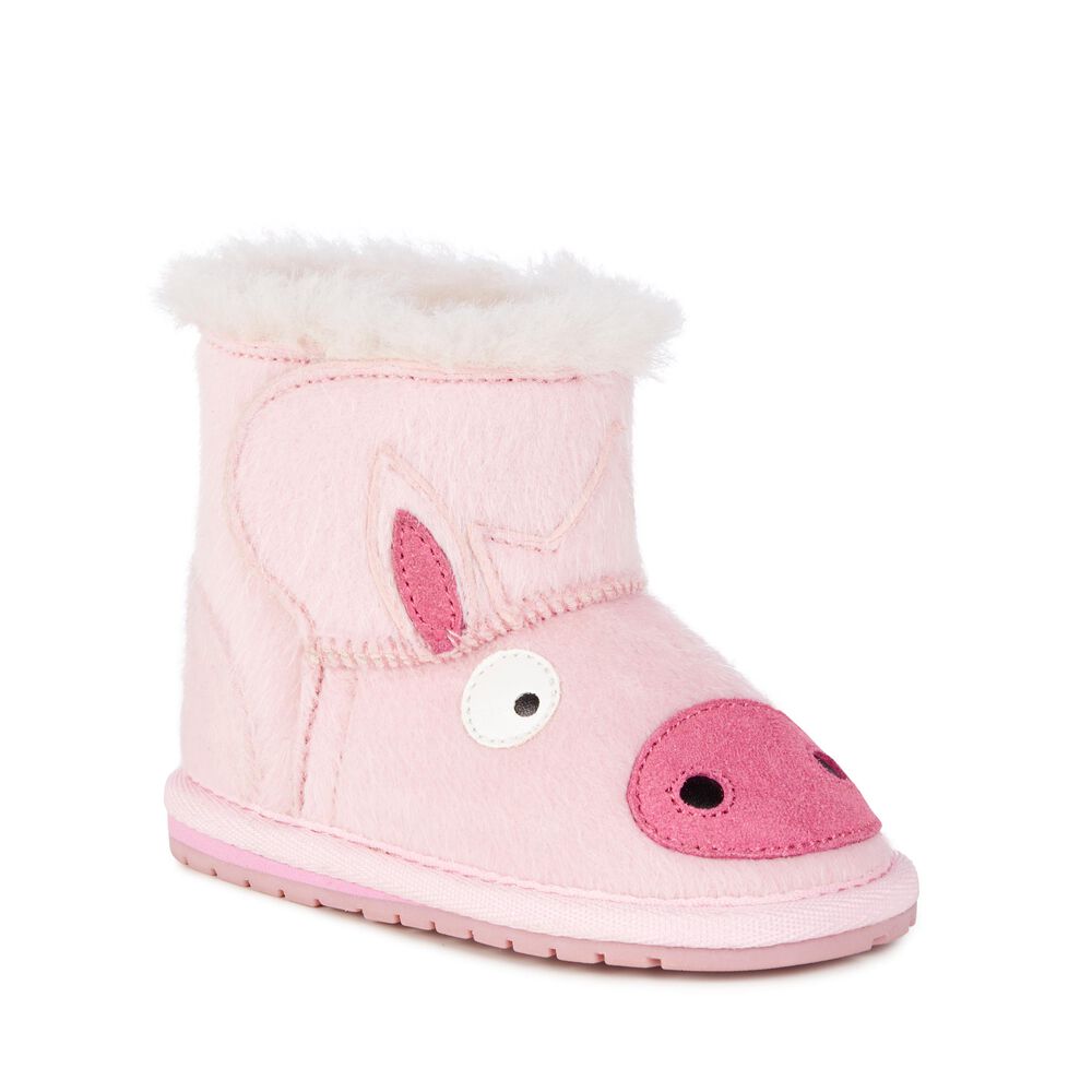 Emu Piggy Walker Babies Stiefel Kinder Rosa | CQIKHPL-73