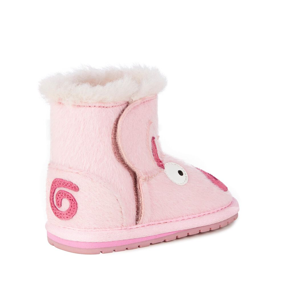 Emu Piggy Walker Babies Stiefel Kinder Rosa | CQIKHPL-73