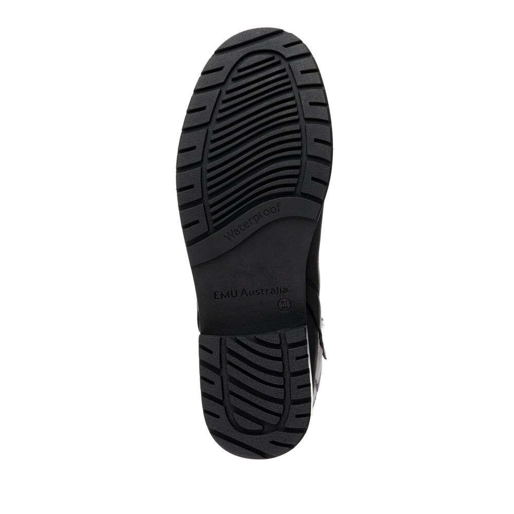 Emu Pioneer Leder Stiefel Damen Schwarz | AIXRTFY-28