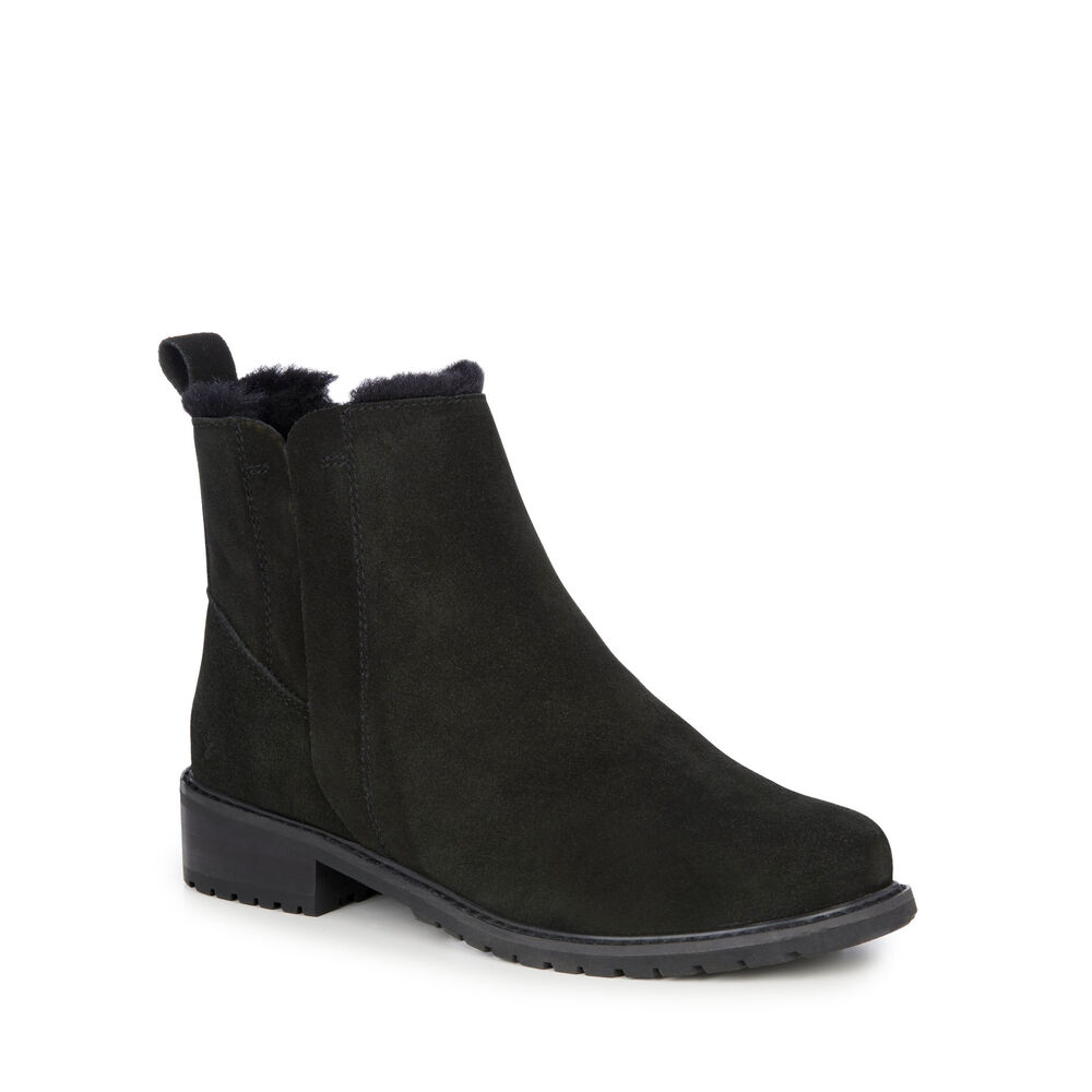 Emu Pioneer Stiefel Damen Schwarz | FZSHXCO-40