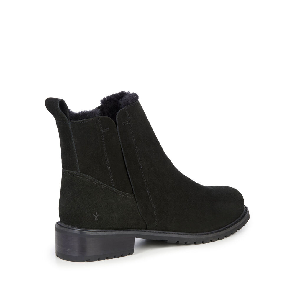 Emu Pioneer Stiefel Damen Schwarz | FZSHXCO-40