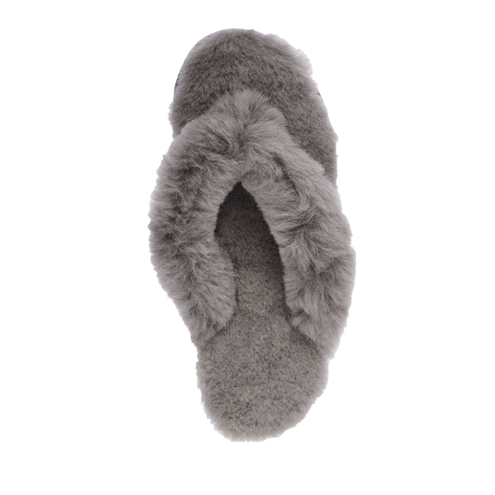 Emu Pitta Hausschuhe Damen Tiefesgrau | UMBZOHC-87