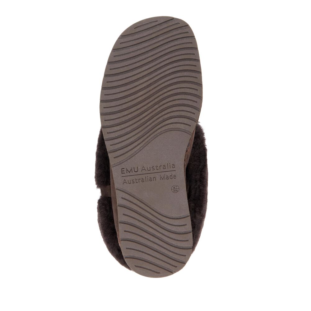 Emu Platinum Albany Hausschuhe Damen Schokolade | AORPYME-58