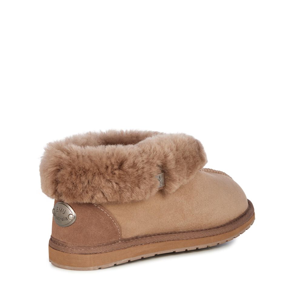 Emu Platinum Albany Hausschuhe Damen Tiefesgrau | KMFGOYT-21