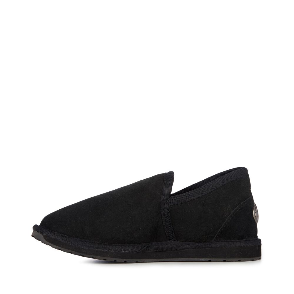 Emu Platinum Ashford Hausschuhe Herren Schwarz | FZLIBED-54