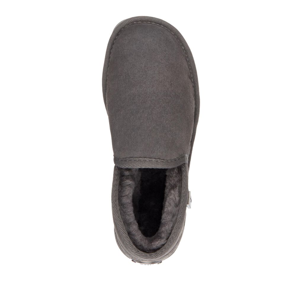 Emu Platinum Ashford Hausschuhe Herren Tiefesgrau | HKELOBW-87