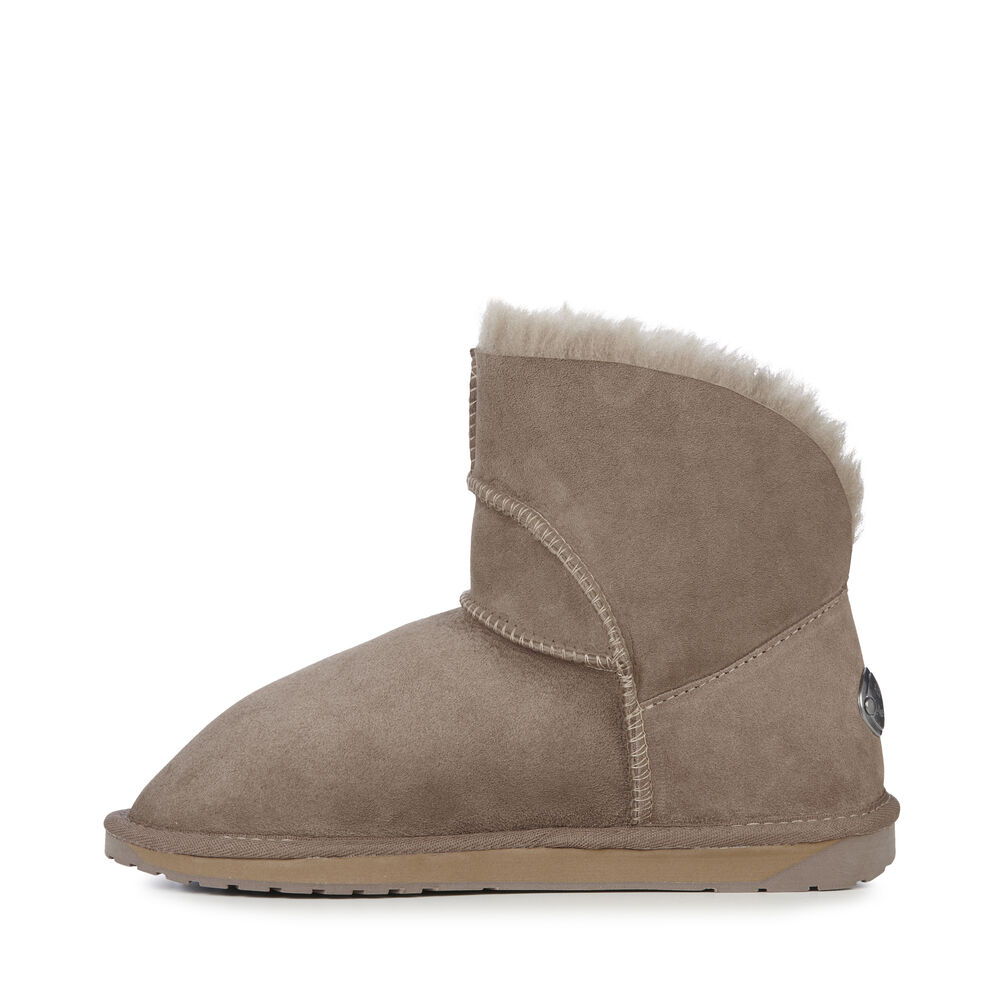 Emu Platinum Barwon Mini Stiefel Damen Khaki | GORTDAS-53