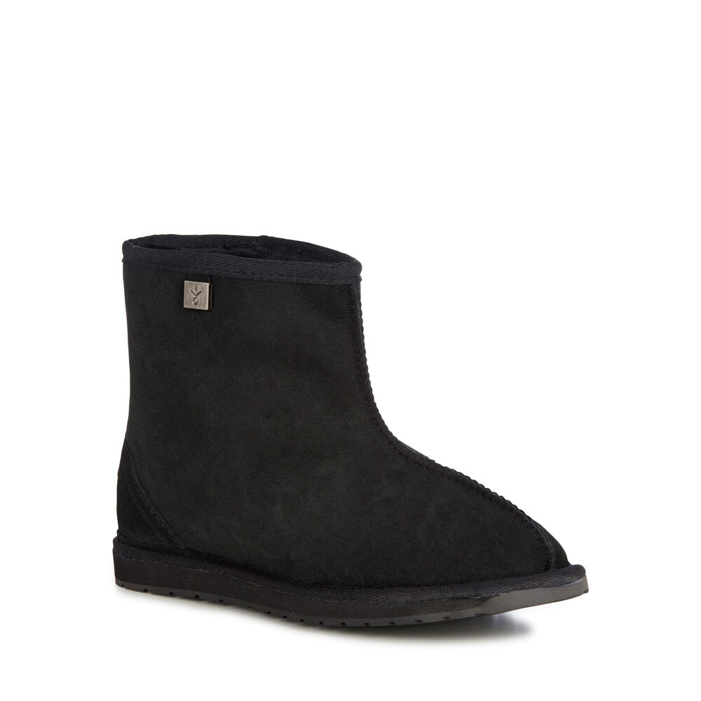 Emu Platinum Darwin Hausschuhe Herren Schwarz | IQDBJHO-65